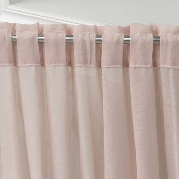 Rayna Polyester Semi Sheer Curtain Pair (Set of 2) - Chic Decora