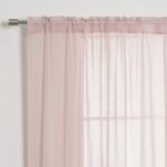 Rayna Polyester Semi Sheer Curtain Pair (Set of 2) - Chic Decora