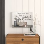 Remaley Begin Each Day with a Grateful Heart by Susie Boyer – Print on Canvas - Chic Decora