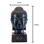 Resin Buddha Head Statue - Chic Decora