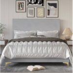 Timaeus Upholstered Standard Bed - Chic Decora