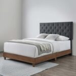 Rhiannon Diamond Tufted Upholstered Performance Velvet Queen Bed - Chic Decora