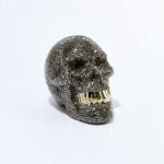 Rhinestone Skull Bank – 8″ long - Chic Decora