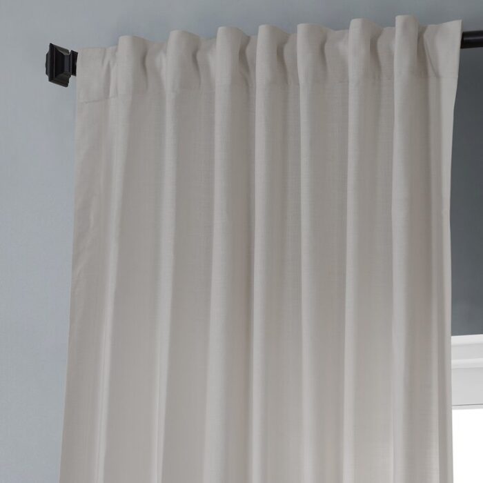 Richardson Cotton Semi Sheer Curtain Pair (Set of 2) - Chic Decora