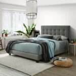 Roi Upholstered Standard Bed - Chic Decora