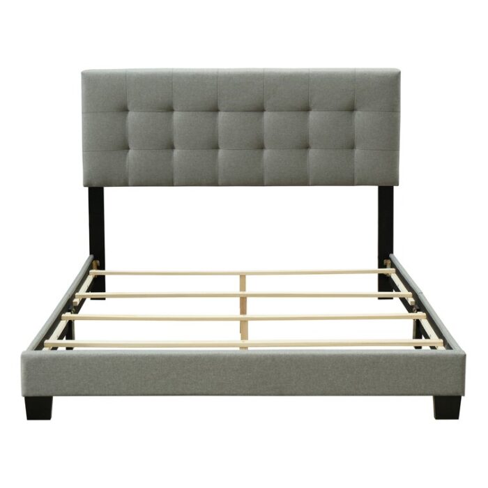 Roi Upholstered Standard Bed - Chic Decora