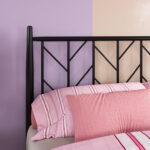 Rollingwood Vintage Low-profile metal bed frame - Chic Decora