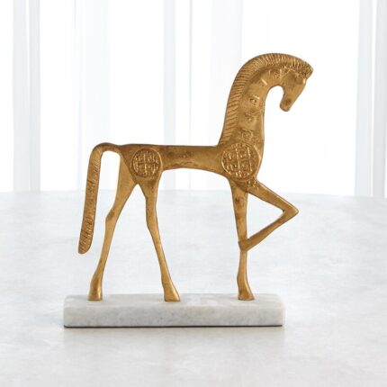 Roman Horse-Gold - Chic Decora