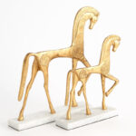 Roman Horse-Gold - Chic Decora