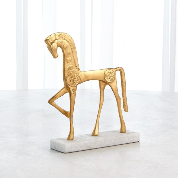 Roman Horse-Gold - Chic Decora