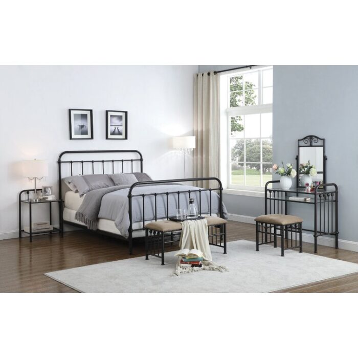 Rondo Metal Slat Bed - Chic Decora