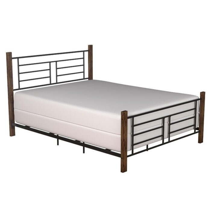 Rosalyn Metal Open-Frame Bed - Chic Decora