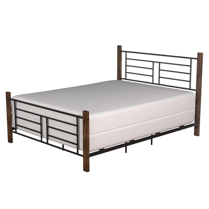 Rosalyn Metal Open-Frame Bed - Chic Decora