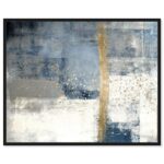 Roschelle ” Abstract In The Mid Summer, Modern & Contemporary Blue ” by Oliver Gal - Chic Decora