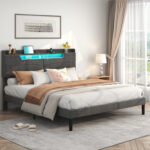 Rosezell Queen Tufted Bed Frame with Storage - Chic Decora