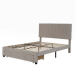 Rosmaria Upholstered Platform Storage Bed - Chic Decora