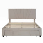 Rosmaria Upholstered Platform Storage Bed - Chic Decora