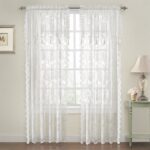 Roxann Lace Semi Sheer Curtain Pair (Set of 2) - Chic Decora