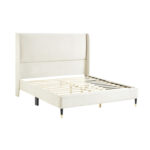 Rozitta Upholstered Wingback Bed - Chic Decora