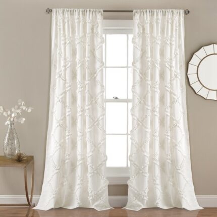 Sheer Curtain Pair (Set of 2) - Chic Decora