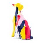 Russo Cat Splatter Art – 8.25″ tall - Chic Decora