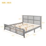 Sabik Solid Wood Platform Bed - Chic Decora