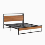 Saibah Metal Platform Bed - Chic Decora