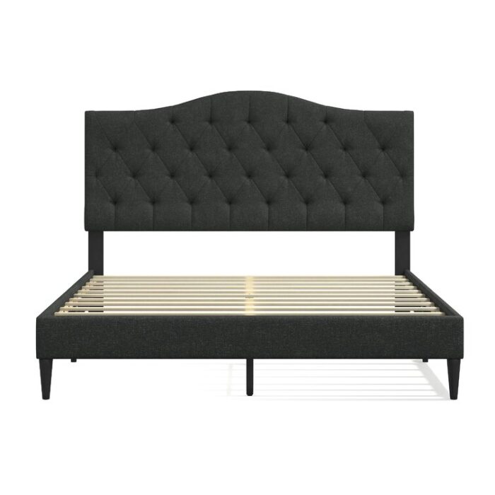 Saltford Upholstered Platform Bed - Chic Decora