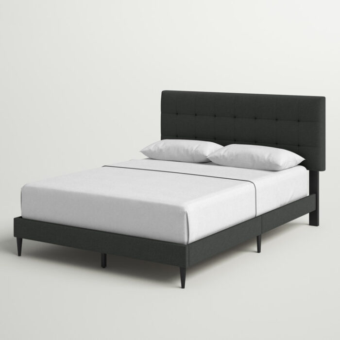 Saltz Upholstered Platform Bed - Chic Decora