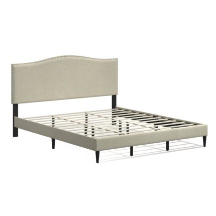 Salvaggio Upholstered Platform Bed - Chic Decora