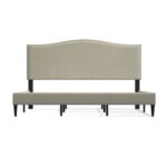 Salvaggio Upholstered Platform Bed - Chic Decora