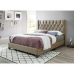 Samime Upholstered Wingback Bed - Chic Decora