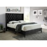 Samime Upholstered Wingback Bed - Chic Decora