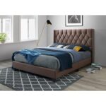 Samime Upholstered Wingback Bed - Chic Decora