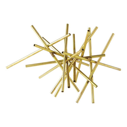 Sarafina Tubular Burst Sculpture - Chic Decora