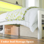 Saraiva Open-Frame Storage Bed - Chic Decora