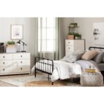 Sarik Metal Open-Frame Bed - Chic Decora