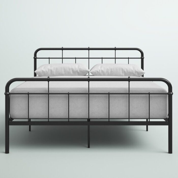 Sarik Metal Open-Frame Bed - Chic Decora