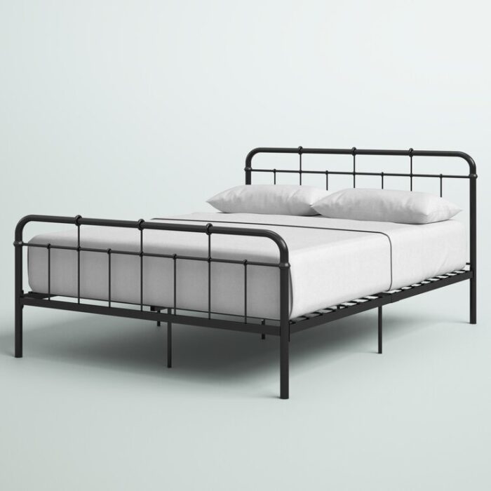 Sarik Metal Open-Frame Bed - Chic Decora