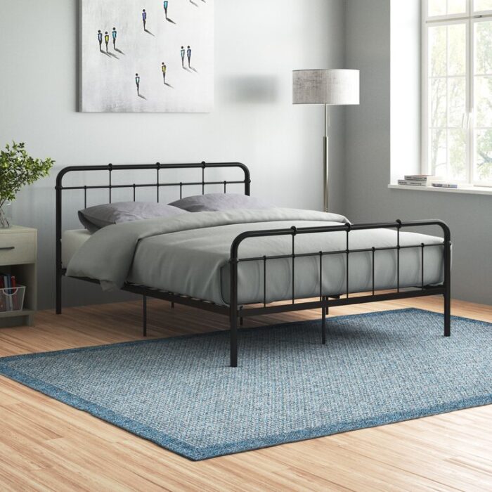 Sarik Metal Open-Frame Bed - Chic Decora