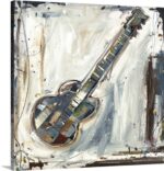 Saulters ” Imprint Guitar ” by Kelsey Hochstatter - Chic Decora