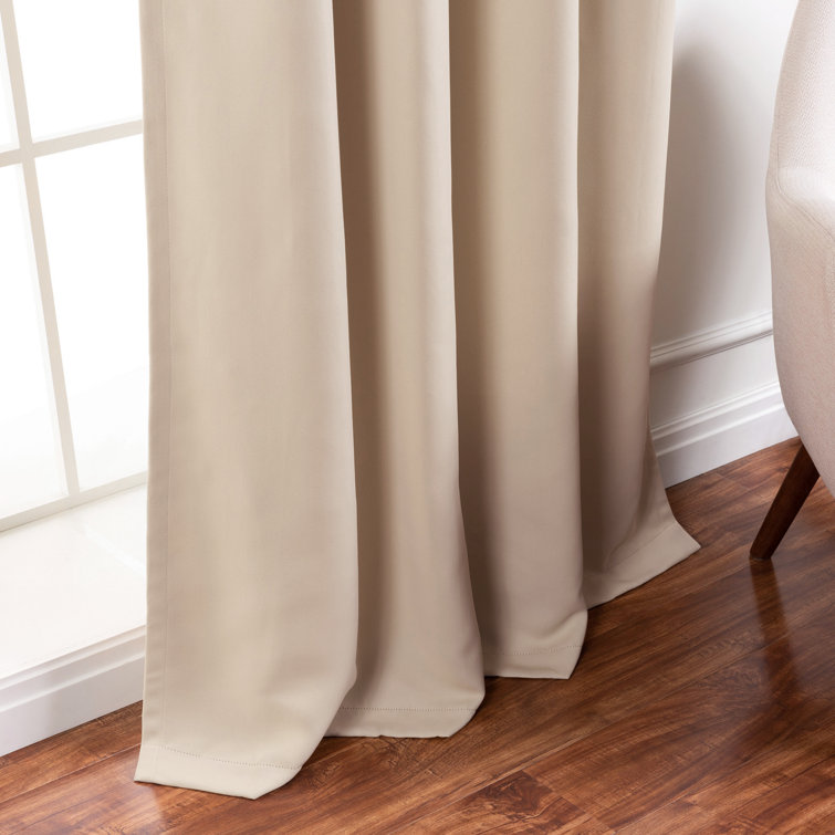 Polyester Room Darkening Curtain Pair (Set of 2) - Chic Decora