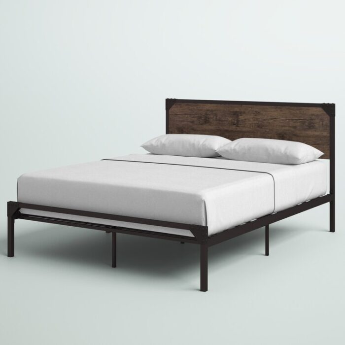 Seagroves Metal Platform Bed - Chic Decora