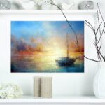 Seascape ” Seascape Pier On Canvas “ - Chic Decora