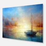 Seascape ” Seascape Pier On Canvas “ - Chic Decora