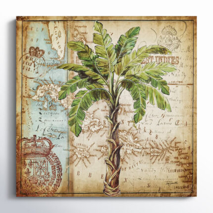 Sely ” Antique Palm Tree ” by Tre Sorelle Studios - Chic Decora