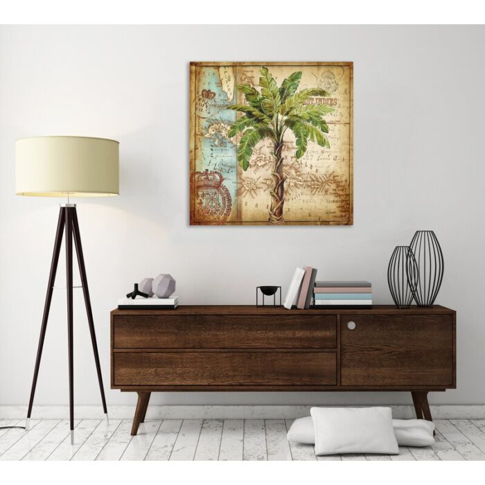 Sely ” Antique Palm Tree ” by Tre Sorelle Studios - Chic Decora