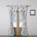 Semi-Sheer Rod Pocket Curtain Panels (Set of 2) - Chic Decora