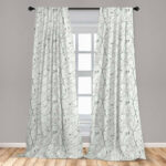 Semi-Sheer Rod Pocket Curtain Panels (Set of 2) - Chic Decora