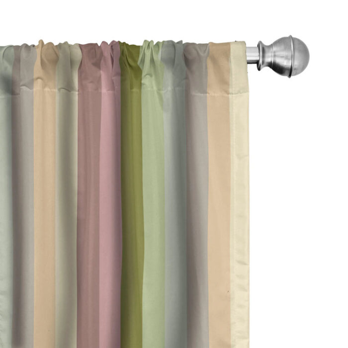 Semi-Sheer Rod Pocket Sliding Panel (Set of 2) - Chic Decora